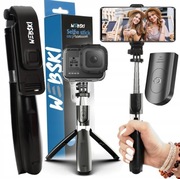 SELFIE-STICK KIJEK DO TELEFONU KAMER GOPRO STATYW SKŁADANY TRIPOD WEBSKI