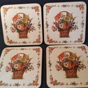 SATYNOWANE PODKŁADKI POD FILIŻANKI firmy Pimpernel