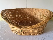 Wiklinowy kosz prezentowy na owoce legowisko dla kota psa rękodzieło