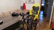 Fotelik rowerowy tylny Bellelli Mr Fox Relax B-FIX LUX HI-VIZ żółcie