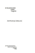 Instrukcja obsługi John Deere 8100, 8200, 8300, 8400  PL