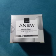 Avon Anew Sensitive+ dual collagen krem przeciwzmarszczkowy skóra wrażliwa