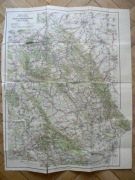 Mapa Briegers, Góry Sowie i Wałbrzyskie. ok 1930 r