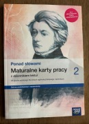 Ponad słowami 2. Maturalne karty pracy z dziennikiem lektur Nowa Era 2022