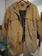 Kurtka S jasny brąz  z ocieploną