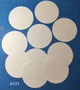 SCRAPKI KRAKÓW koła białe mat śr. 7,8 cm, 10 szt. (A121)