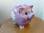 Świnka-skarbonka ceramiczna