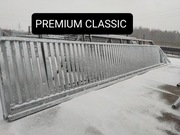 Brama przesuwna 7,5 m światło palisadowa, ocynk ogniowy, 4m, 5m, 6m, 6,7m