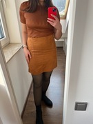 Mini Spódnica Rozmiar L na jesien wiosne zime Zamsz pinterest boho western