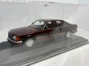 1/43 Mercedes-Benz 560 SEC red met. Minichamps/Maxichamps