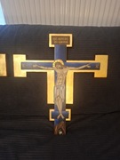 Ikona Krzyża, ikona pisana na desce lipowej, 50 x 45 cm