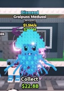 Roblox Steal a brainrot Diamond Graipuss Medussi