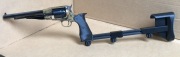 Remington 1858 Pietta kolba składana o regulowanej długości. 