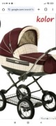 Wózek Roan Marita + fotelik + adapter bordo stan b.dobry