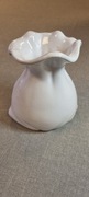 Wazon biały ceramiczny ale sakiewka, worek