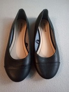 Nowe buty baleriny (balerinki) Diverse, czarne, r. 38
