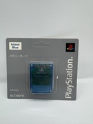 PlayStation 1 Island Blue Karta pamięci Made in japan psx memory card