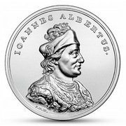 Moneta 50zł Jan Olbracht 2016 SSA + folder UNC