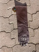 rękawiczki skórzane damskie długie 