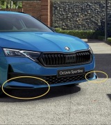 Spojler Nakładki przód przedni Lewy i Prawy Skoda Octavia Sportline IV Lift