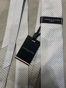Jedwabny elegancki krawat Tommy Hilfiger NOWY