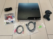 Konsola PS3 PlayStation 3 Slim 160GB Odnowiona Super Stan Zestaw Gry Pad 