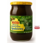 Miód pszczeli spadziowy, naturalny- 4 szt.