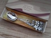 SREBRZONE ŁYŻECZKI DO KAWY FILIŻANKI FINLANDIA RÓŻA