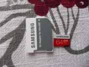 Karta pamięci SD microsd Samsung EVO 64 GB + adapter