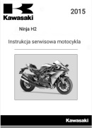 KAWASAKI H2 ZX 1000 NF 2015 SERWISOWKA KSIAZKA NAPRAW  j.POLSKI Kody Bledow
