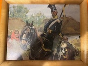 Obrazek PRL Kossak ula i dziewczyna. Reprodukcja