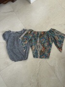 2 bluzki letnie boho Mohito Shein roz M NOWA