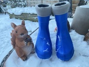 Polskie Kalosze Gumowce Piankowe Ocieplone