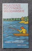 Mapa turystyczna Pojezierze Łęczyńsko-włosawskie  1982r.