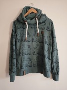 UNIKAT gruba morska bawełniana bluza Naketano w sarny L