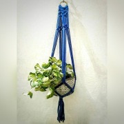 Makrama kwietnik wiszący ręcznie robiony boho