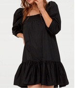 Sukienka z bufiastym rękawem H&M 38 M