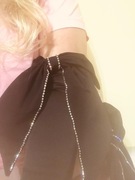 Rękawiczki damskie czarne długie z cyrkoniami 