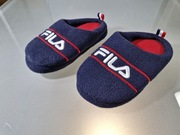 Fila Dziecięce Ciepłe Kapcie Gumowa Podeszwa Rozmiar 32