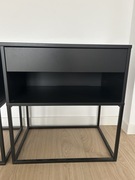 Dwa Stoliki nocne Ikea VIKHAMMER czarne