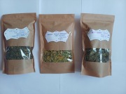 Nawłoć kanadyjska, ziele suszone, igły sosny, przytulia czepna.