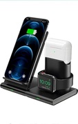 Ładowarka Indukcyjna 3w1 iPhone Samsung AirPods 
