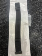 Bransoletka Mesh 20mm Czarna Pasek Magnetyczny do Smartwatcha