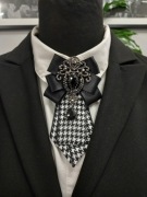 Śliczna ozdoba krawatka naszyjnik broszkapepitka