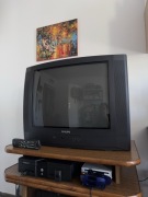 Telewizor Philips 25 cali stereo retrogaming crt tv z pilotem