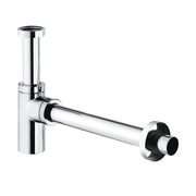 KLUDI PÓŁSYFON SYFON umywalkowy butelkowy chrom 1002005-00