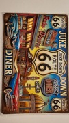 Tablica metalowa 30x20cm Route 66
