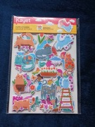 Naklejki 3D zwierzątka, wodoodporne: Koty