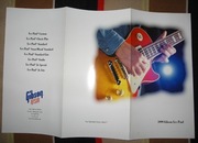 Gibson Les Paul 1999 guitar brochure - broszura