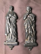 Najświętsza Maryja Panna Święty Jan płaskorzeźba 13 cm